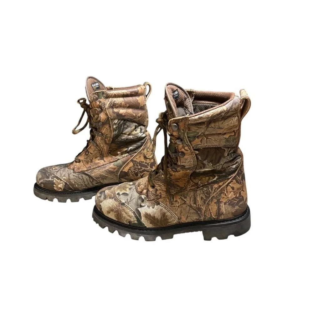 Irish Setter Hunting Boots Mens 8.5 D Camo Thinsulate Vibram 894